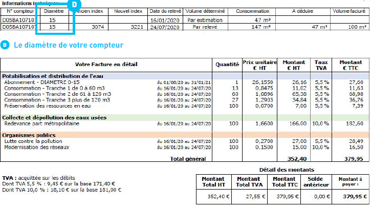 Image d'une facture verso